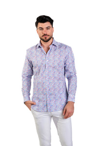 MASUTTO ORLANDO/02 LONG SLEEVE BUTTON DOWN SHIRT