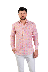 MASUTTO ORLANDO/52 LONG SLEEVE BUTTON DOWN SHIRT